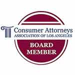 Consumer Attorneys Association of Los Angeles Board Member Badge